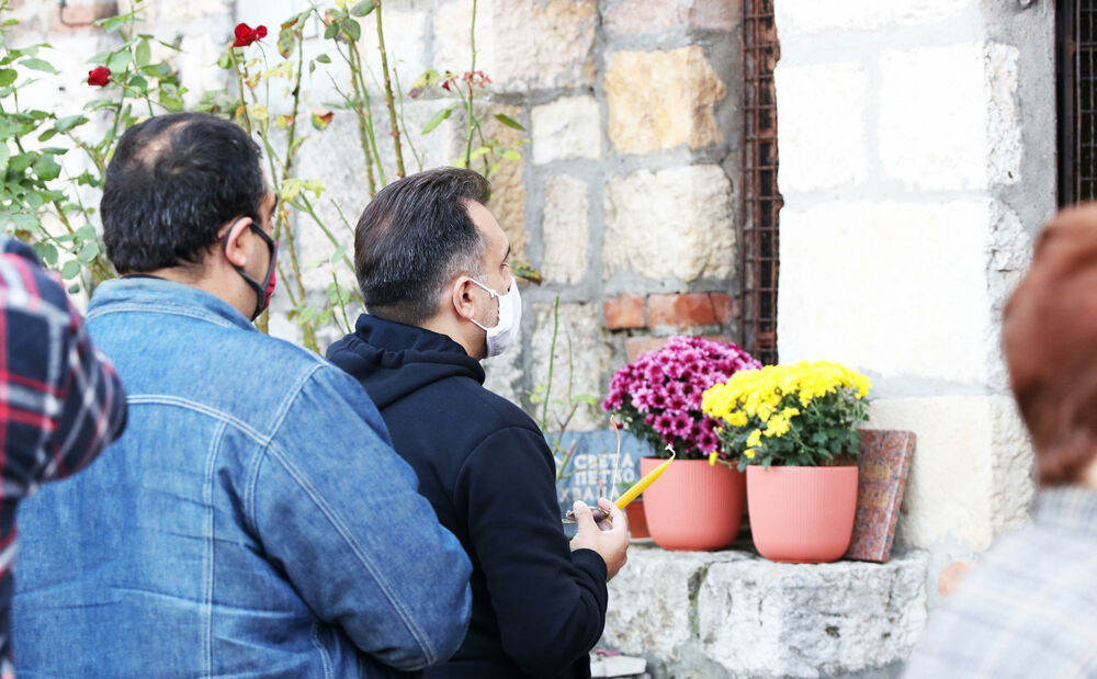 Sveta Petka, Crkva, ljudi, Maske, svetac