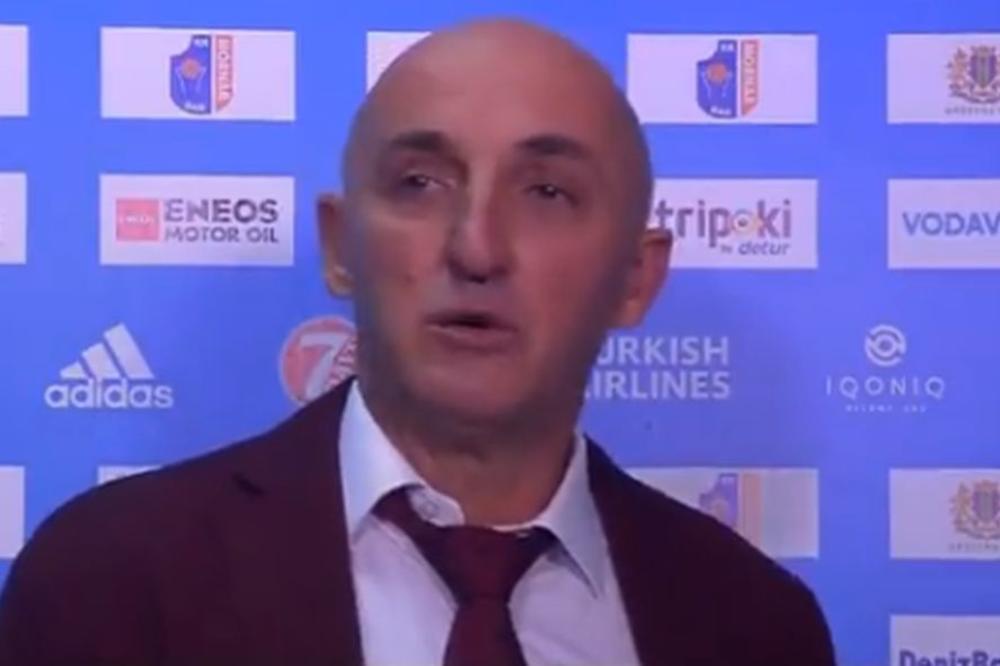 TRENER MORNARA GRCAO U SUZAMA: Ovo je pobeda za našeg predsednika, za tim-menadžera i sve koji su u bolnici!