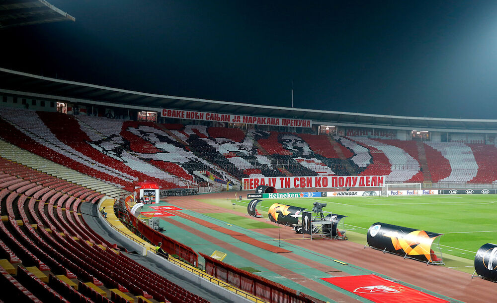 Marakana, Delije, Koreografija Delija, Transparent Delija