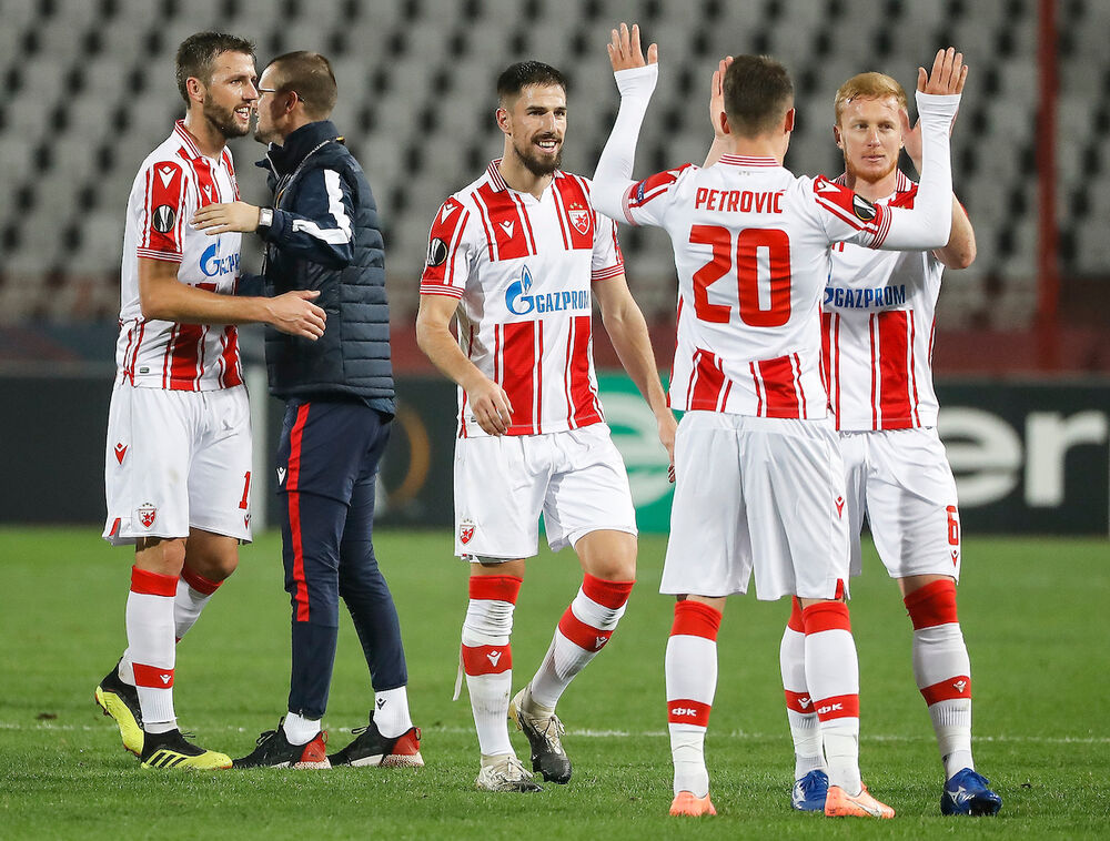 Nemanja Milunović, Miloš Degenek, Radovan Pankov, Njegoš Petrović, FK Crvena zvezda