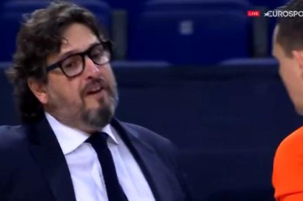 ISPLIVAO SNIMAK TRINKIJERIJEVOG DIVLJANJA: Psovao, besneo, pa popio isključenje pred meč sa Zvezdom!