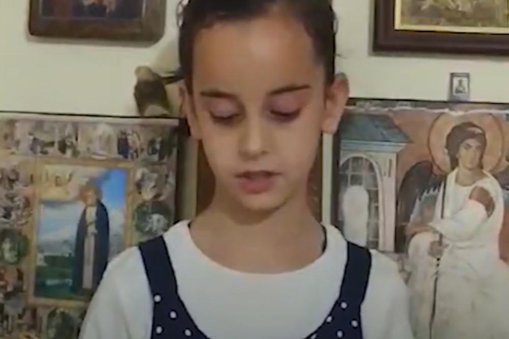 KUMČE AMFILOHIJA U SUZAMA: Mala Una (8) ne može da se smiri nakon vesti o smrti mitropolita (VIDEO)
