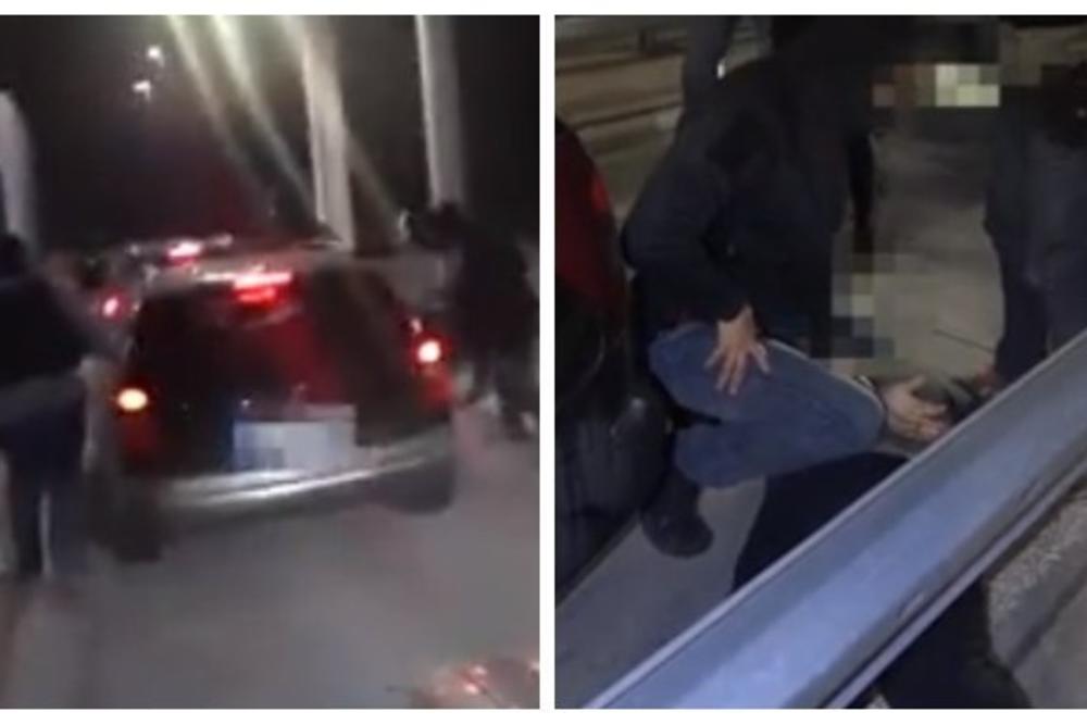 ŠOK SNIMAK SA NAPLATNE RAMPE U SRBIJI! Pripadnici UKPa- opkolili auto i IZVUKLI ČOVEKA, znali su šta je radio