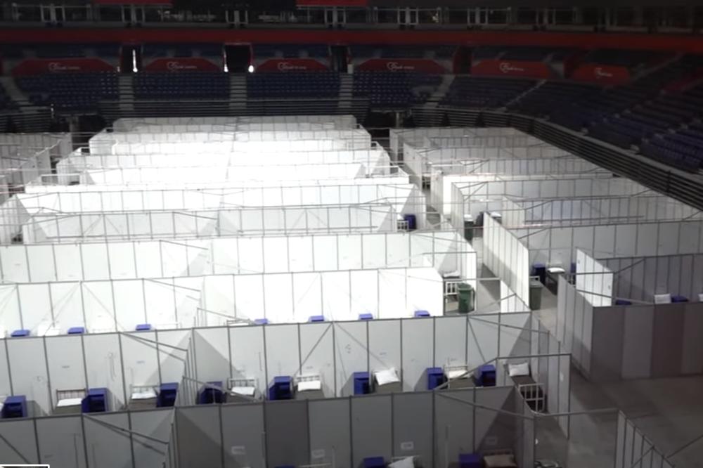 OVO JE TRENUTNA SITUACIJA U ARENI: Na lečenju 480 pacijenata, 350 na kiseoniku