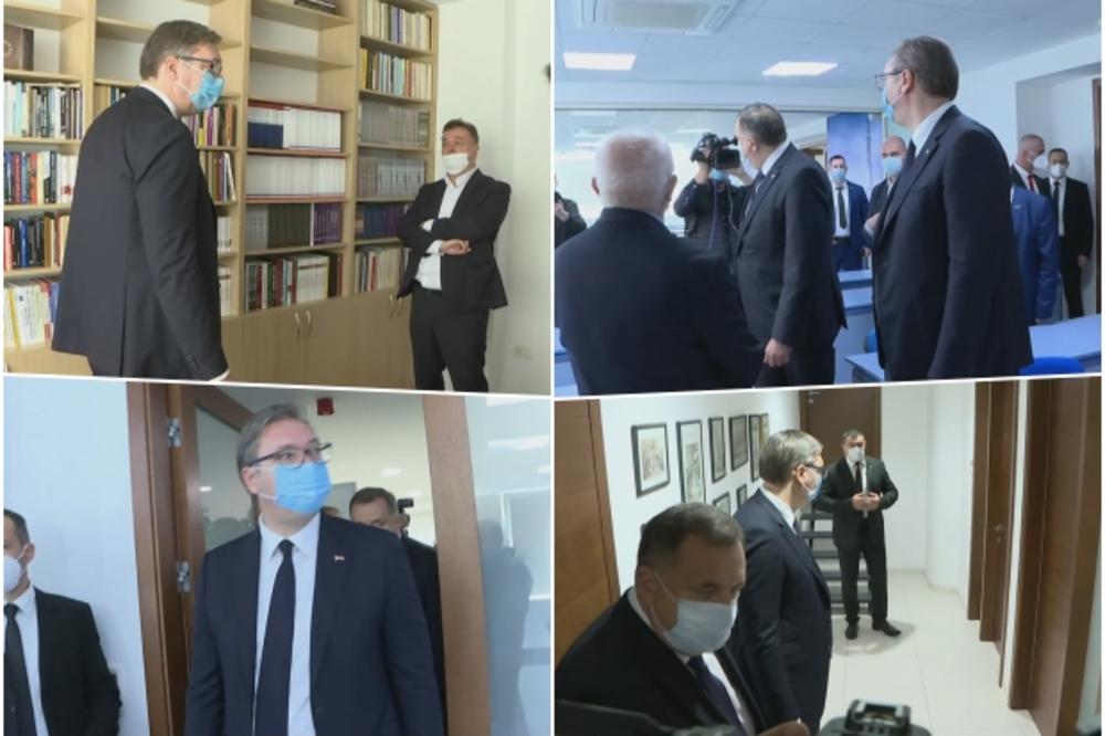 VUČIĆ U SRPSKOJ KUĆI U PODGORICI: Još ćemo pomagati, srećan sam što smo ovo poklonili srpskom narodu u Crnoj Gori