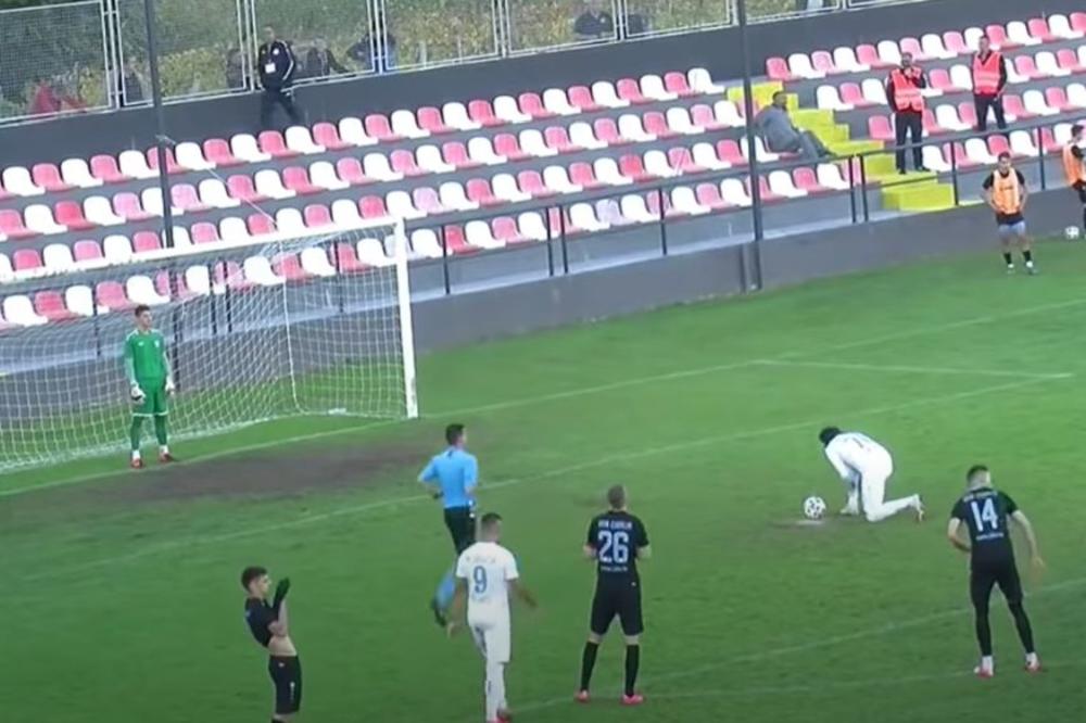 KAKAV GENIJALNO IZVEDEN PENAL: O ovom jedanaestercu bruji ceo region! Golman se pitao šta se, dođavola, desilo?!