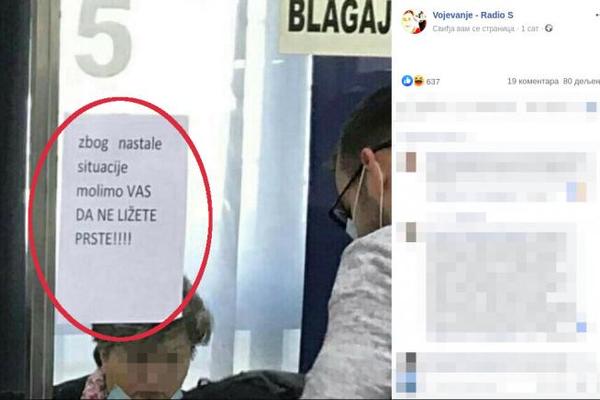 KORONO, ŠTA NAM RADIŠ? Šalteruše blagajne stavile UPOZORENJE kome se smeje cela Srbija (FOTO)