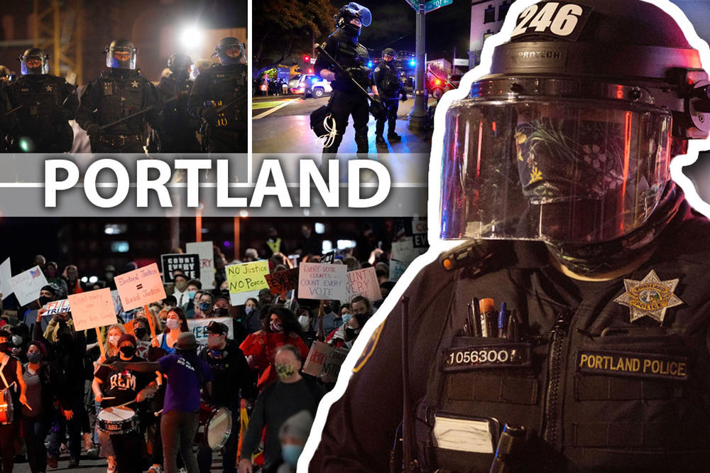 NEREDI NA ULICAMA PORTLANDA NAKON IZBORA: Nacionalna garda interveniše zbog nereda, pala MASOVNA HAPŠENJA! (VIDEO)