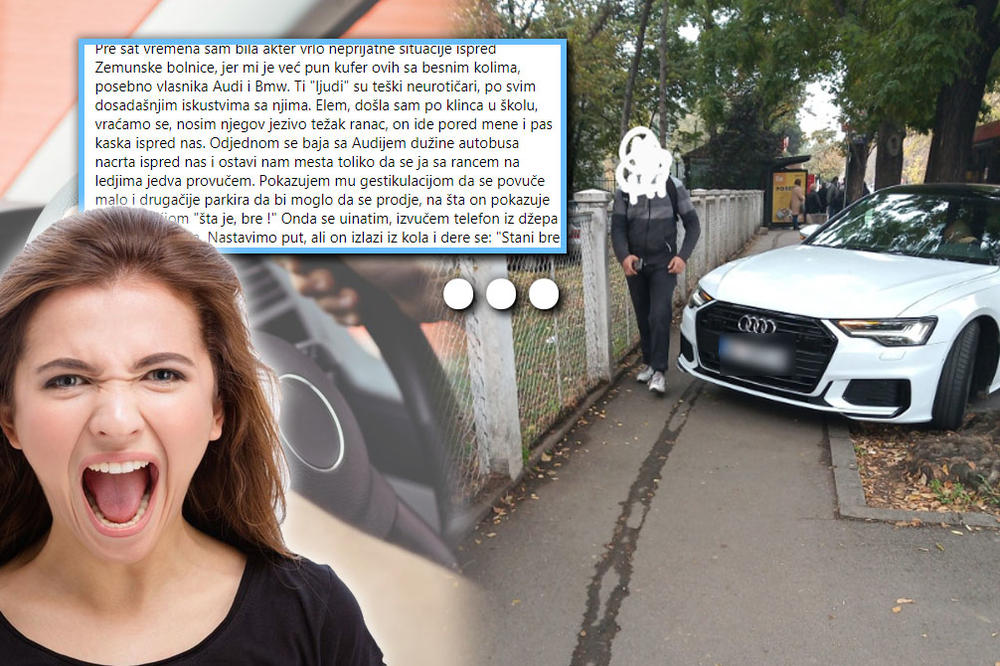 MAJKI SA DETETOM BAHATI VOZAČ AUDIJA UNIŠTIO DAN: Sve se odigralo ispred Zemunske bolnice, žena i dete IMAJU TRAUMU