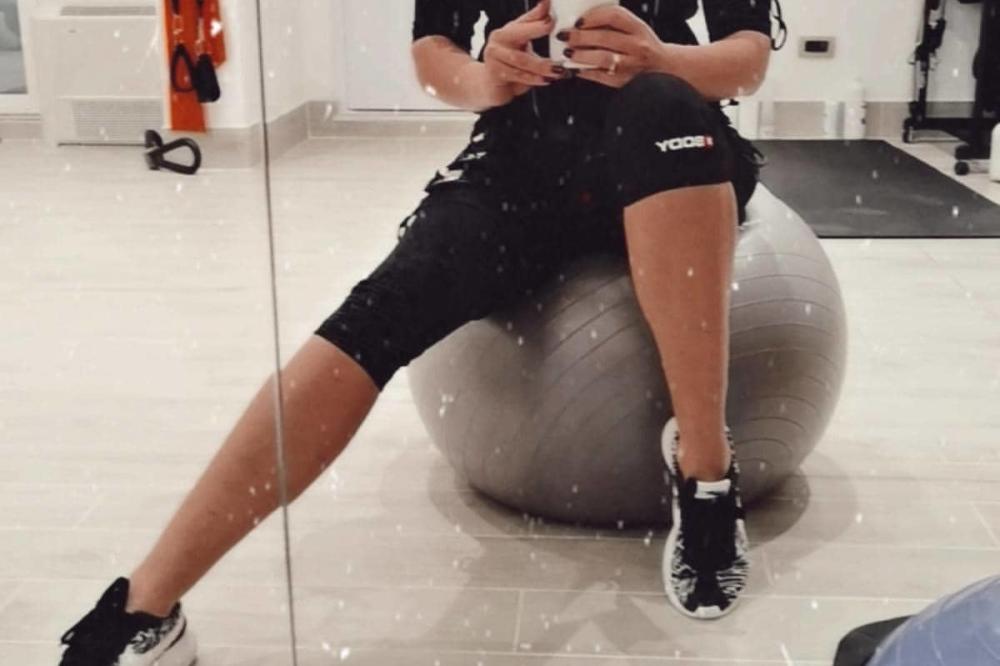 NATA SE PRVO DOBRO IZMORILA NA TRENINGU, A ONDA SE OVAKO SLIKALA! Pokazala je odmah rezultate!