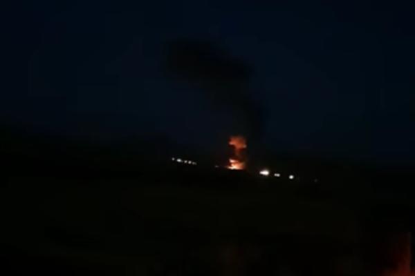 OVO JE PRVI SNIMAK OBARANJA RUSKOG HELIKOPTERA U JERMENIJI: Samo je buknuo i pao! (VIDEO)