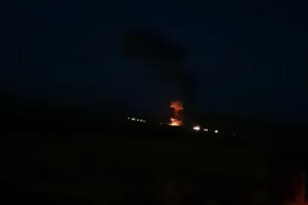 OVO JE PRVI SNIMAK OBARANJA RUSKOG HELIKOPTERA U JERMENIJI: Samo je buknuo i pao! (VIDEO)