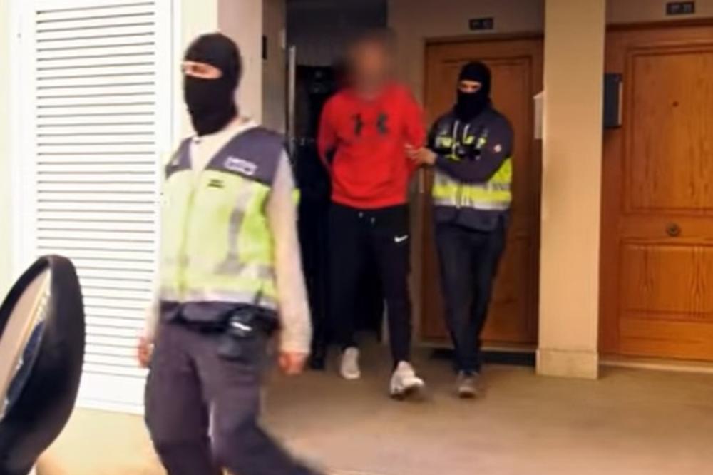 HAPŠENJE STEFANA MILOJEVIĆA: MMA borac pao u Španiji zbog droge, niko nije primetio OVO na snimku, pravi patriota!