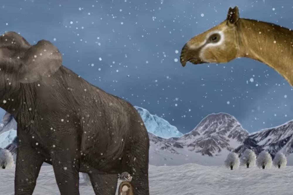 BILE SU TOLIKE??? STVARNO? Objavljen video sa poređenjem ČOVEKA i praistorijskih sisara! (VIDEO)