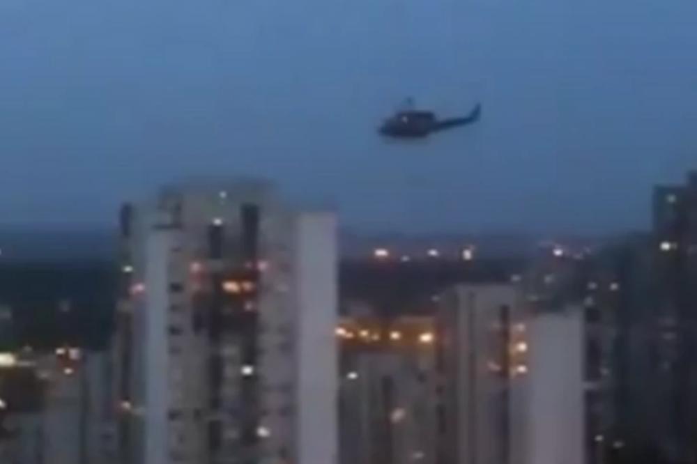 GRAĐANI BEOGRADA KRAJNJE ZABRINUTI, NA NOVOM BEOGRADU JE NAJVEĆI HAOS: Helikopteri nadleću i osvetljavaju, evo šta