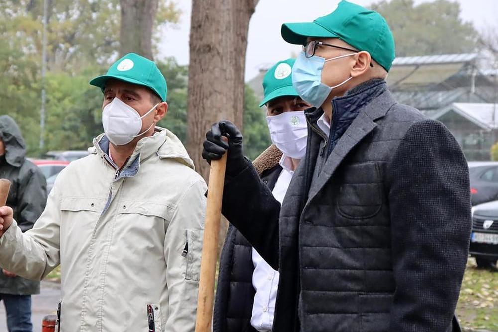 POČELA AKCIJA "OŽIVIMO PARKOVE" U NOVOM SADU! Vučević: Ideja je da zasadimo 8600 novih stabala