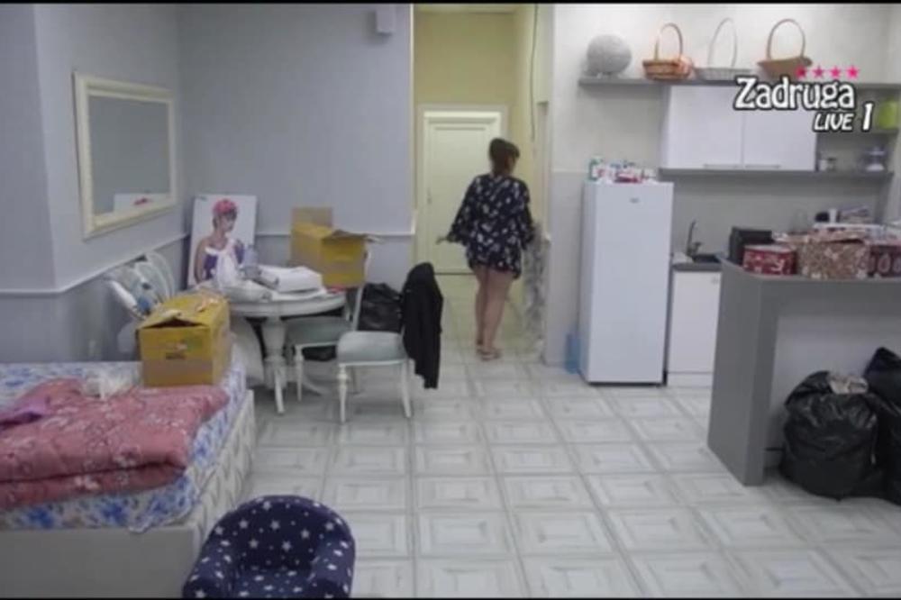 SLAGALA SVE, POGLEDAJTE SNIMAK IZ APARTMANA! Miljana pokrala alkohol sa Kristijanove slave!