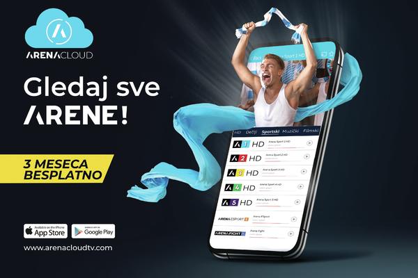 ARENA SPORT KANALI DOSTUPNI BAŠ SVIMA! Lansirana Arena Cloud aplikacija