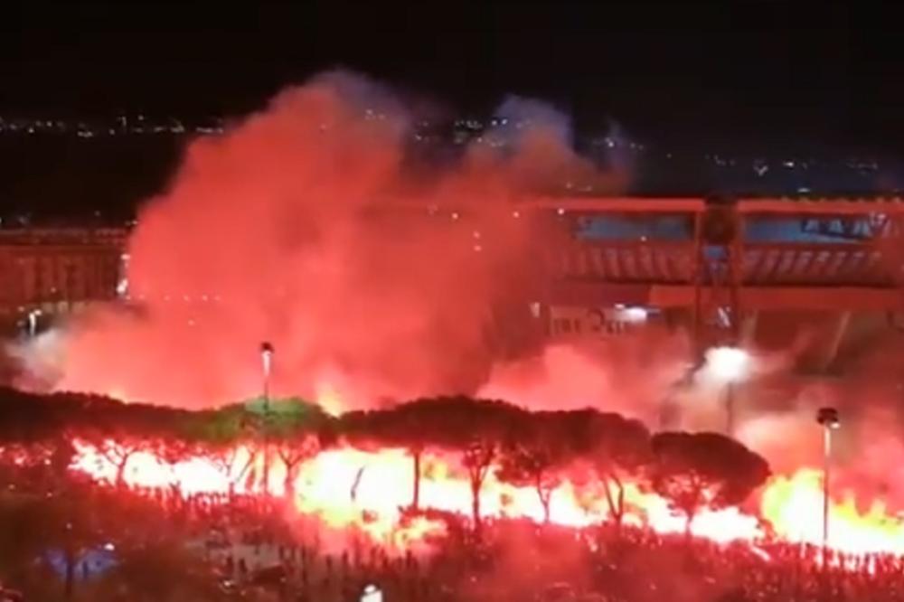 NAVIJAČI KRSTILI STADION DIJEGO ARMANDO MARADONA: Pogledajte samo ove scene iz Napulja!