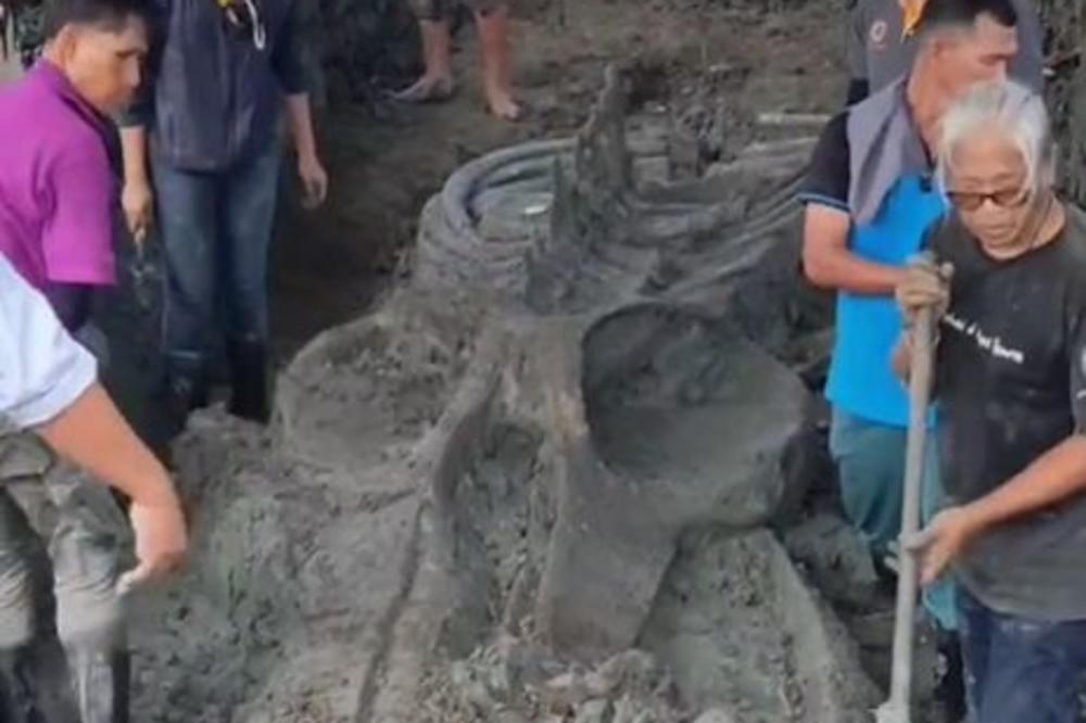 ŠTA JE OVO, KAKVO JE OVO ČUDOVIŠTE??? Iskopali skelet dug 12 METARA, ŠOKIRALI SE, sad misle da znaju šta je (VIDEO)