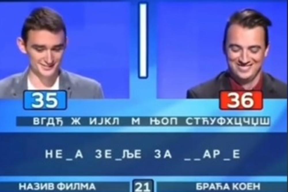 BISER KOJI SE PAMTI! Sergej je ušao u anale Slagalice, dao je NAJNELOGIČNIJI odgovor i ispisao istoriju (VIDEO)