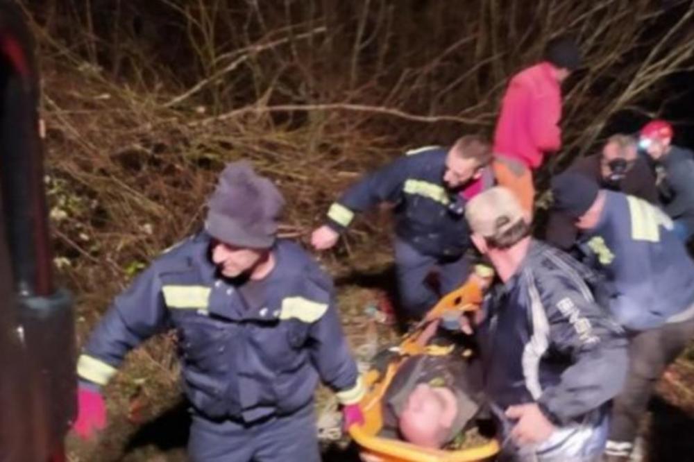 DRAMA U CRNOJ GORI, KOMBI SA DRŽAVLJANIMA SRBIJE UPAO U PROVALIJU! Hitno su transportovani u KLINIČKI CENTAR (FOTO)