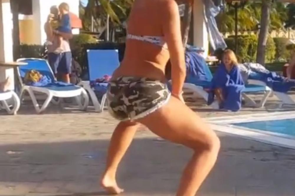 HOT! MILICA TODOROVIĆ SE UVIJALA, ISTAKLA ZADNJICU I POKAZALA UMEĆE: Raširila noge, zauzela pozu, PRISUTNI ODLEPILI