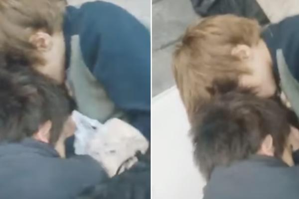 BEOGRADE, MIRNO LI SPAVAŠ? 2 deteta se sklupčala na kartonima, POKRILI SE SAMO STARIM JAKNAMA, tuga da vas uhvati