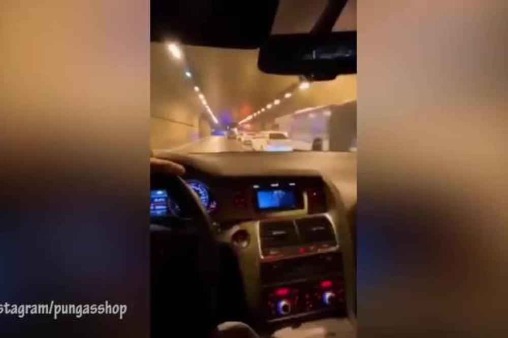 IDEMO, BUDALE JURE 300 NA SAT USRED BEOGRADA KROZ CRVENO: Bahati vozači haraju gradom, neko može da pogine (VIDEO)