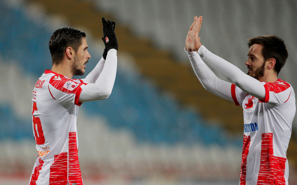 FK Crvena zvezda, Mirko Ivanić, Dijego Falćineli