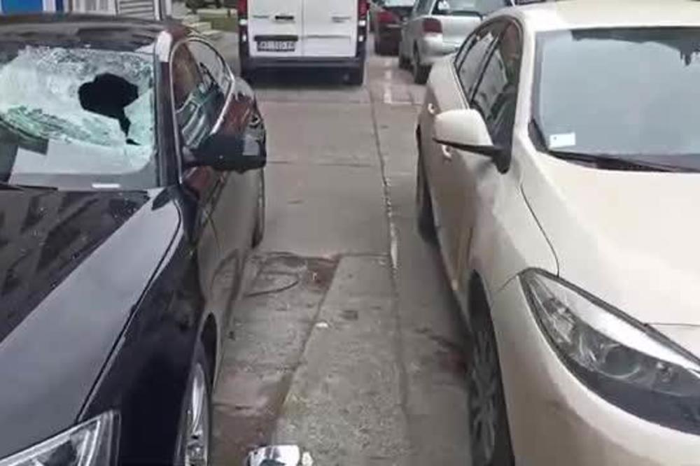 JEZIVE SLIKE TRAGEDIJE U NOVOM SADU: Na ovom mestu je stradao starac, skočio je sa petog sprata pravo u smrt (FOTO)