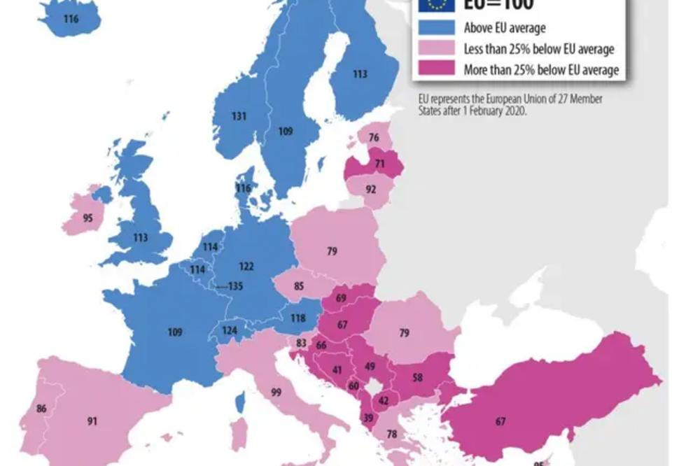 HRVATI SU OČAJNI ZBOG OVE MAPE KOJA SE UPRAVO POJAVILA: Ne piše im se dobro, I TOGA SU SVESNI!