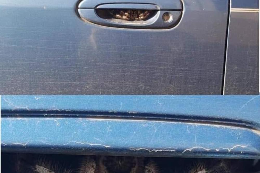 ŠTA??? ŠTA JE OVO U RUPI OD KVAKE ZA AUTO? Tačno čovek da se ŠLOGIRA kad pokuša da otvori vrata! (FOTO)