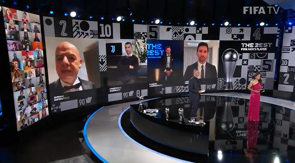 Kristijano Ronaldo, Lionel Mesi, Robert Levandovski, Đani Infantino, FIFA