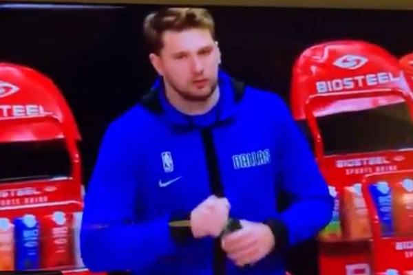 JAO LUKA, ŠTA TI URADI?! Nema mnogo devojaka koje bi ovako ispalile Dončića! Nije ga ni pogledala! (VIDEO)