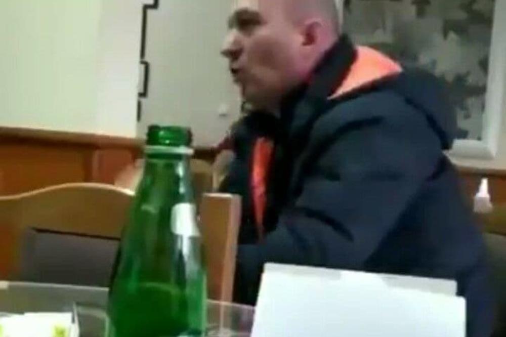 *EBEM SVE POSRBICE I SRBE U CG! Policajac iz Nikšića delio lekcije u kafani, pojavio se sraman snimak! (VIDEO)