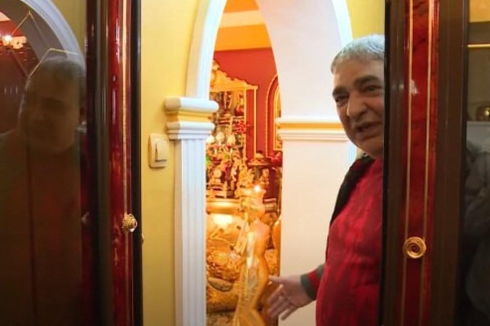NAMEŠTAJ IZ EGIPTA, SVE NA IVICI KIČA! Ljuba Aličić živi u ZLATNOJ vili, vredi skoro MILION EVRA! (FOTO)