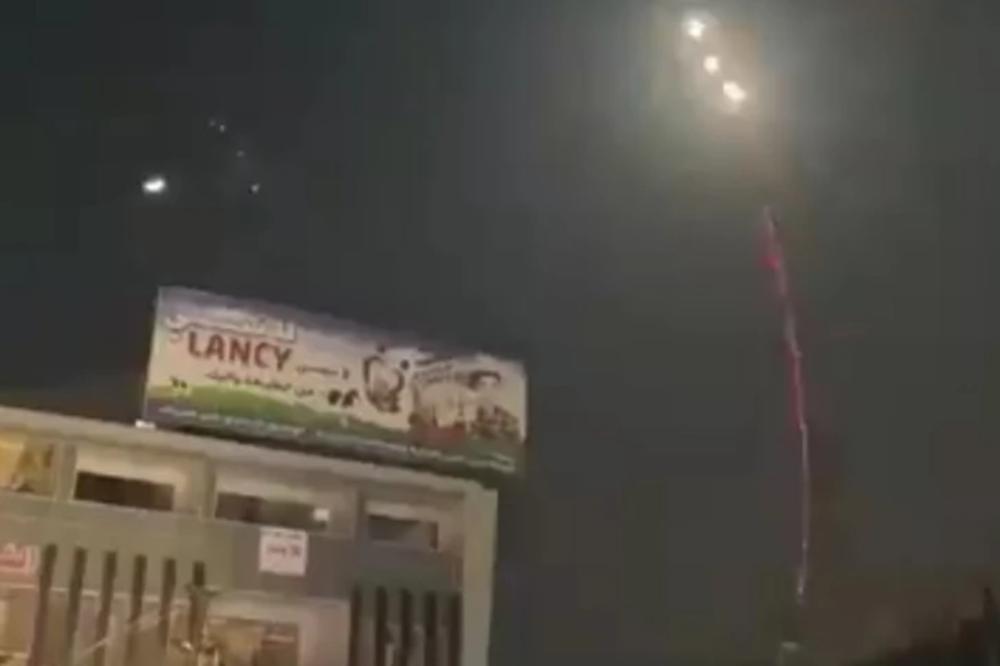 NEBO PREKRILE RAKETE, VAZDUŠNI NAPAD U ZAŠTIĆENOJ ZONI: Ispred ambasade SAD-a učinjena velika šteta (VIDEO)