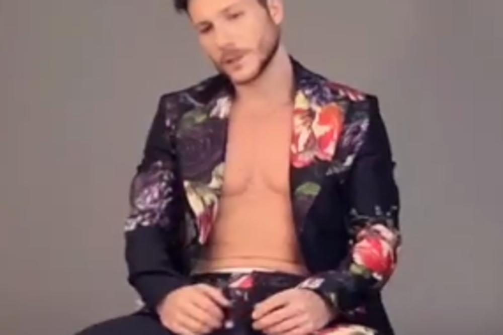 ŽENE PADAJU U NESVEST ZBOG GOLOG SAŠE KOVAČEVIĆA! Pevač se SKINUO, isklesani mišići i OVA STVAR PUCAJU! (FOTO)