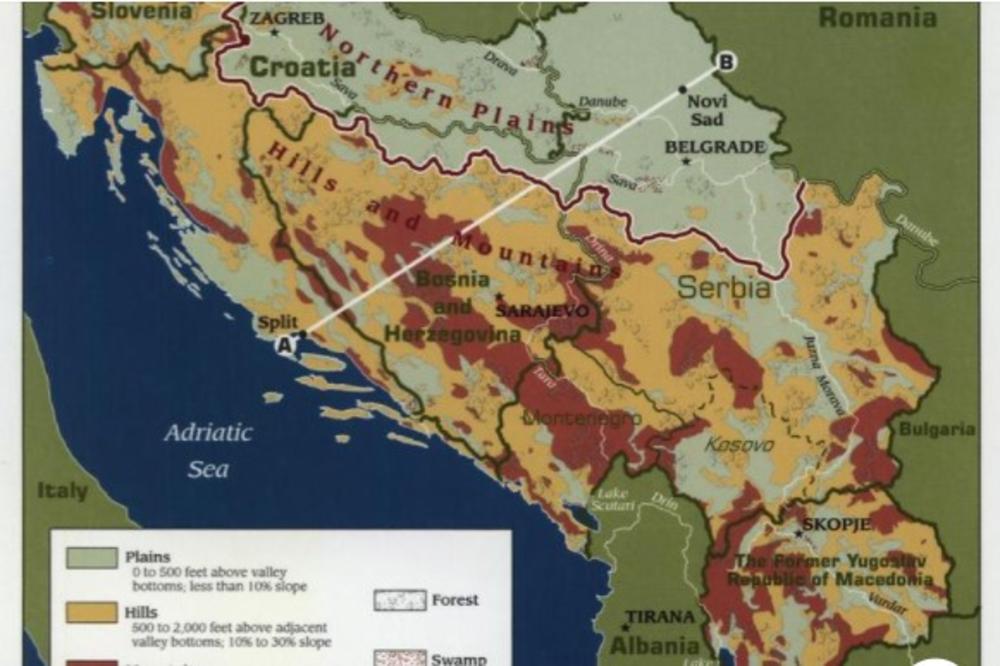 CIA JE VEĆ 1970. ZNALA ŠTA DA ĆE SE KRVOPROLIĆE DESITI NA BALKANU: Objavljene su nove MAPE