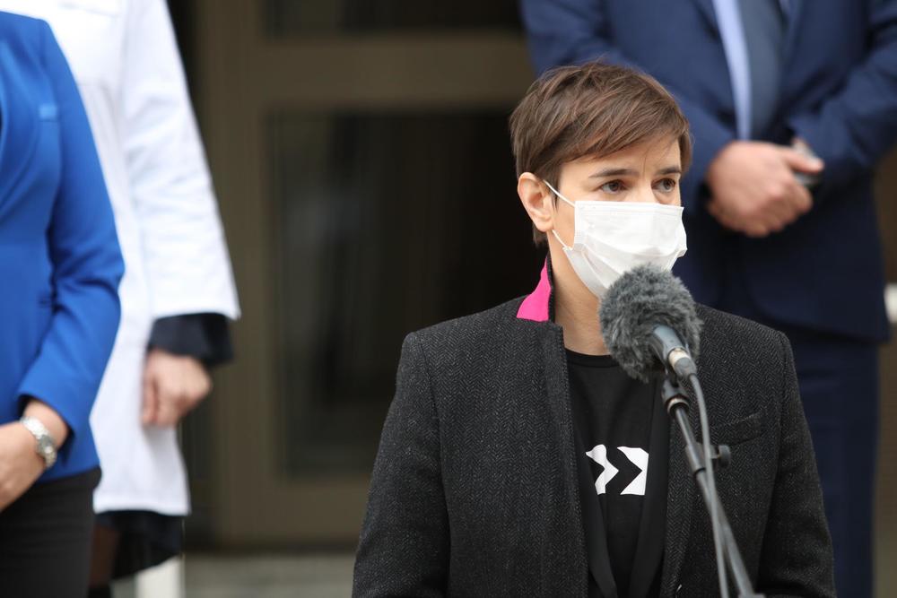 Krizni štab, Ana Brnabic