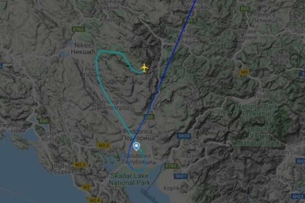 CRNOGORSKI PILOT IZNENADIO SVOJIM POTEZOM: Krenuo za Beograd, pa ostavio OVAJ CRTEŽ na nebu! (FOTO)