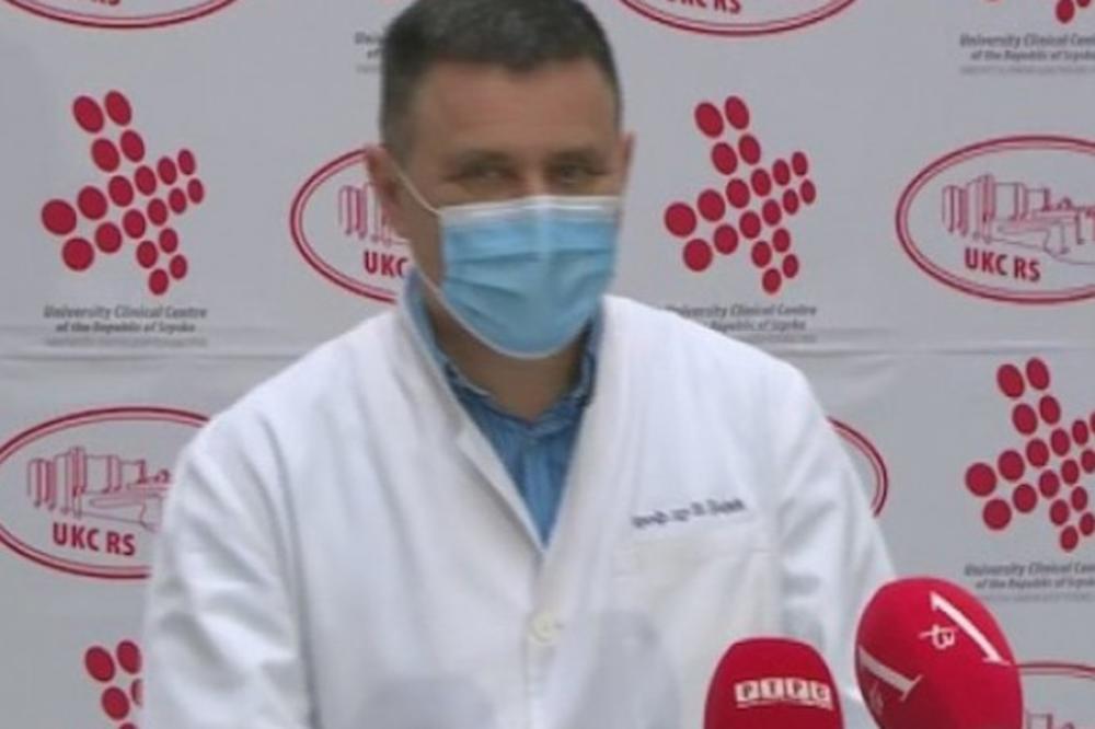 JUTROS SE OGLASIO DIREKTOR UKC RS: Tokom pregleda Dodiku ustanovio je 2 stvari, upalu pluća, a onda i ovo!