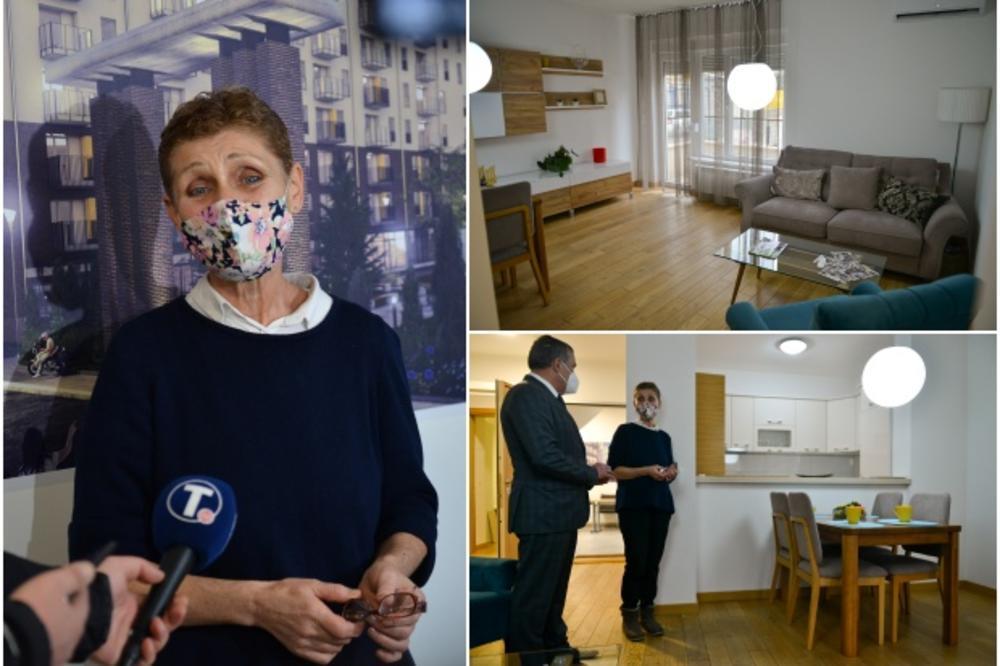 VESNA IZ KRAGUJEVCA JE OSVOJILA STAN U ZEMUNSKIM KAPIJAMA: Pogledajte kako izgleda novi dom SREĆNE DOBITNICE (FOTO)