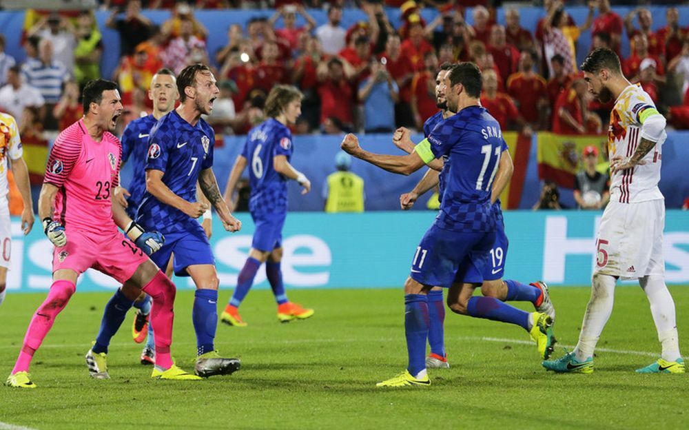 Danijel Subašić, Serhio Ramos, Fudbalska reprezentacija Španije, Fudbalska reprezentacija Hrvatske, EURO 2016