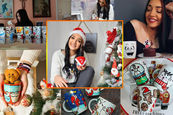 LEPA ANICA PRAVI ŠOLJE SA PRIČOM: Ono što pravi je magično, svaka šoljica je PRIČA ZA SEBE (FOTO)