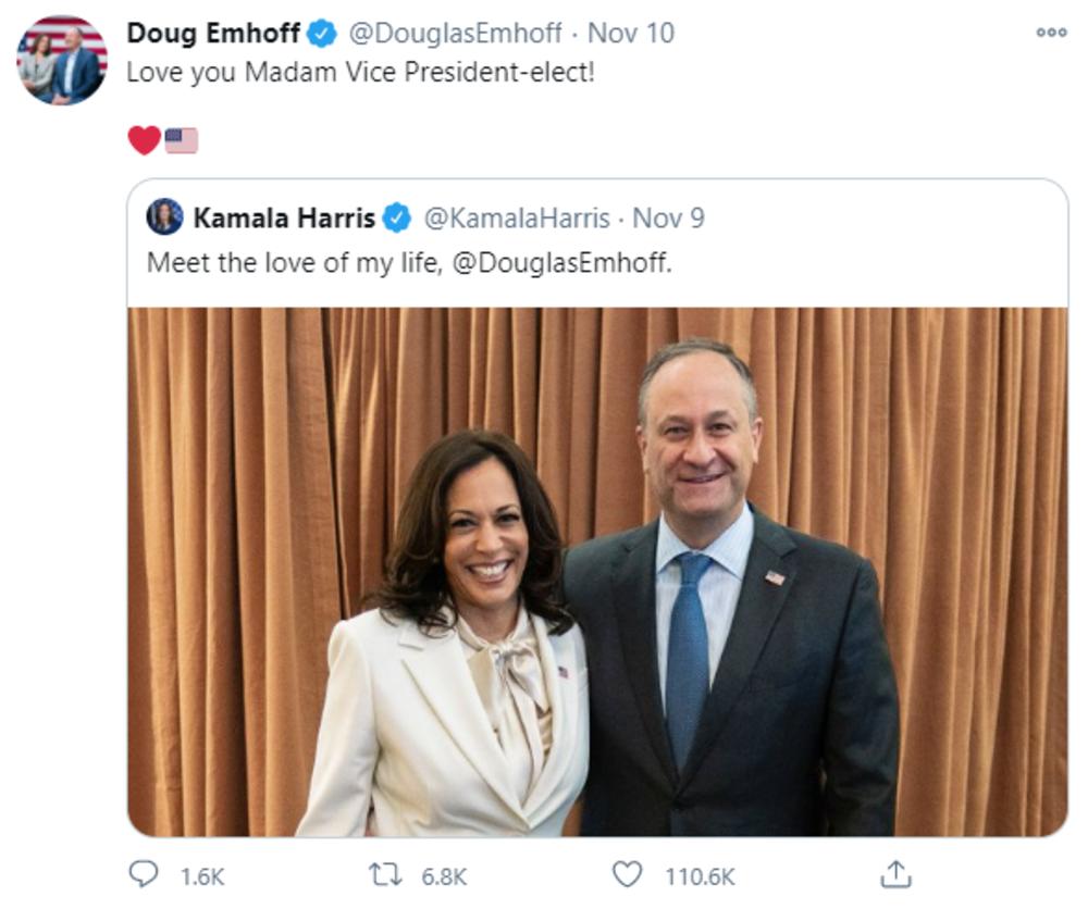 Kamala Haris, Dag Hofman