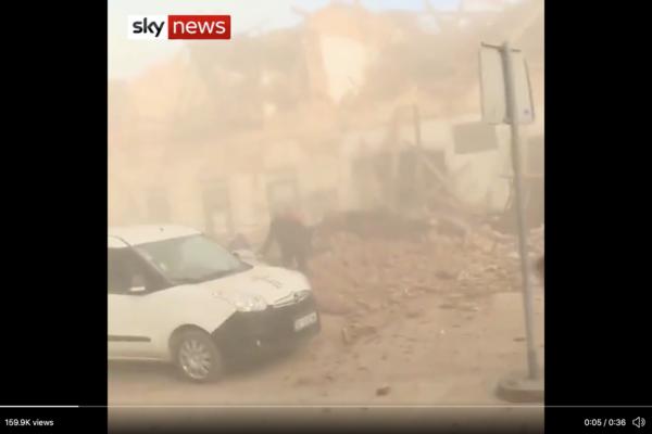NOVI STRAVIČNI SNIMCI ZEMLJOTRESA U HRVATSKOJ: Tuga, čemer i jad... (VIDEO)