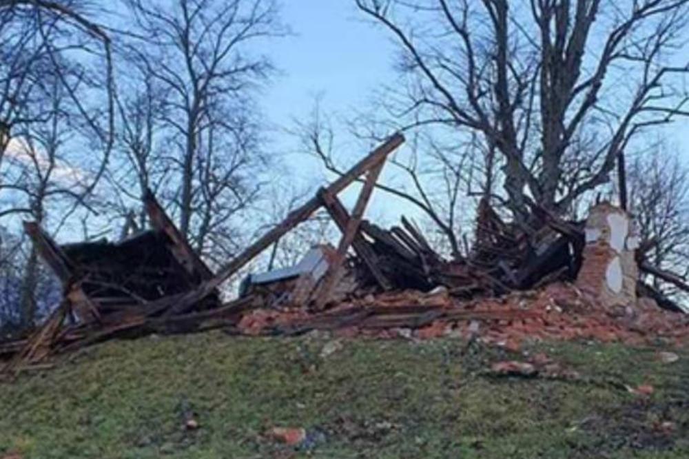 SRPSKA CRKVA U HRVATSKOJ SRUŠENA DO TEMELJA: Zemljotres na Baniji za sobom ostavio ruševine (FOTO)