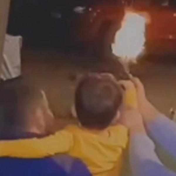 SNIMAK NA TIK TOKU ZALEDIO REGION! Klinac od tri godine zapucao iz pištolja, a tek da vidite šta radi otac (VIDEO)